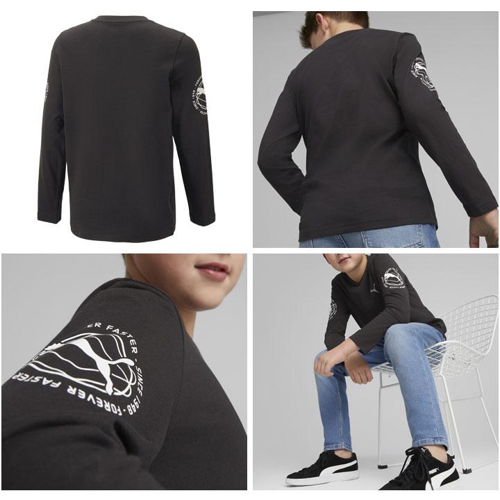 PUMA（プーマ） 長袖 Tシャツ キッズ 120-160cm 子供服 PUMA ACTIVE