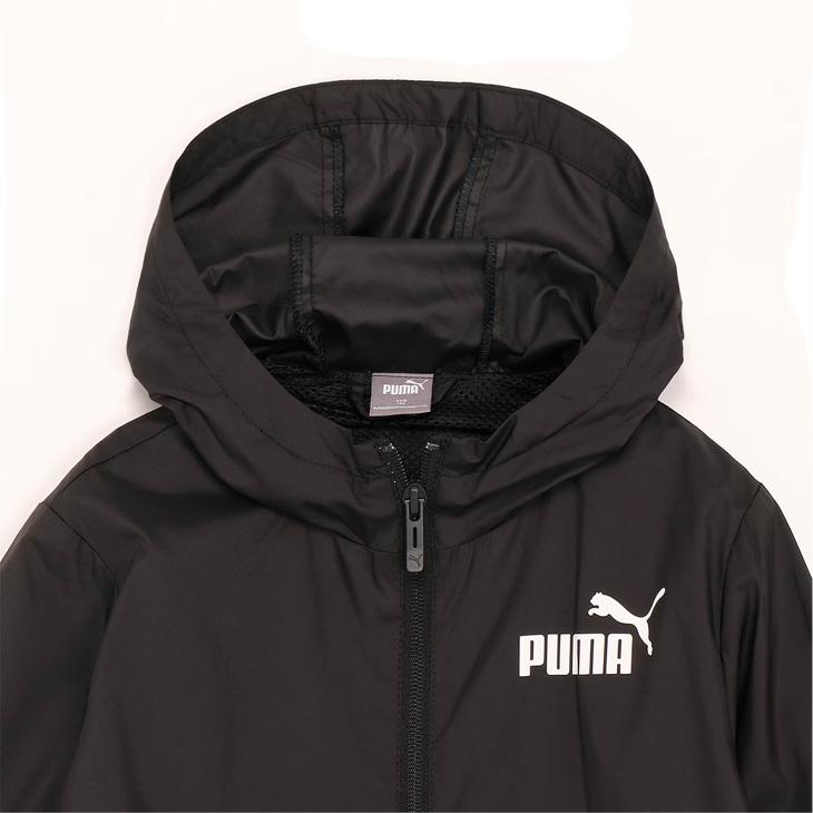 プーマ キッズ ウインドブレーカー ジュニア アウター PUMA POWER 裏メッシュ ジャケット 130-160cm 子供服 フルジップ フーディ パーカー パーカ /677711｜apworld｜09