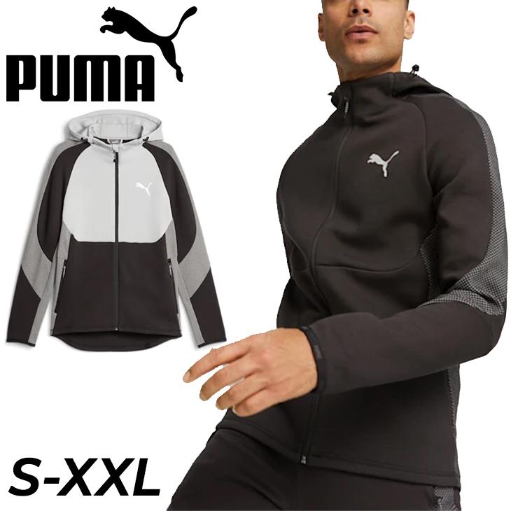 PUMA プーマ パーカー スウェット メンズ EVOSTRIPE フーデッド PUMA プーマ パーカー スウェット メンズ EVOSTRIPE フーデッド