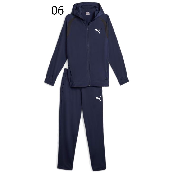 PUMA プーマ ジャージ 上下 メンズ フーデッド ポリスーツ PUMA プーマ ジャージ 上下 メンズ フーデッド ポリスーツ