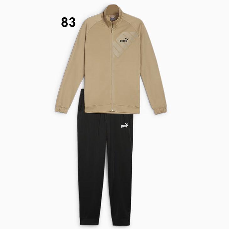 PUMA プーマ ジャージ 上下セット メンズ パワー ポリ トラック PUMA プーマ ジャージ 上下セット メンズ パワー ポリ トラック