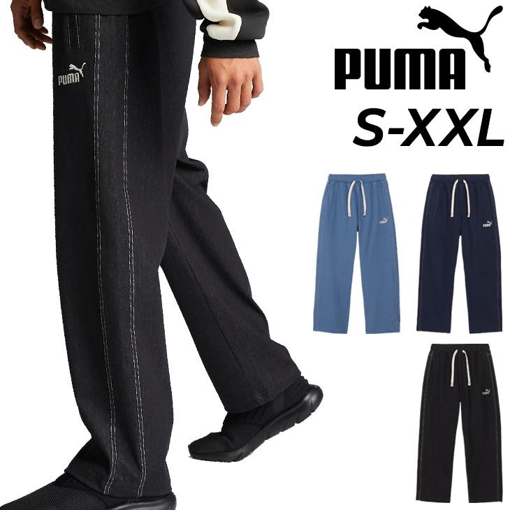 PUMA プーマ メンズ ロングパンツ CORE HERITAGE デニムライク PUMA プーマ メンズ ロングパンツ CORE HERITAGE デニムライク