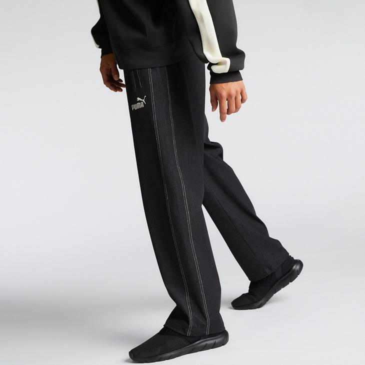 PUMA プーマ メンズ ロングパンツ CORE HERITAGE デニムライク PUMA プーマ メンズ ロングパンツ CORE HERITAGE デニムライク