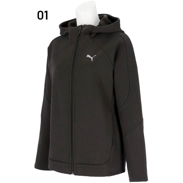 PUMA　プーマ　ナイロンパーカー　フルジップ　レディース PUMA プーマ パーカー レディース EVOSTRIPE ウォーム