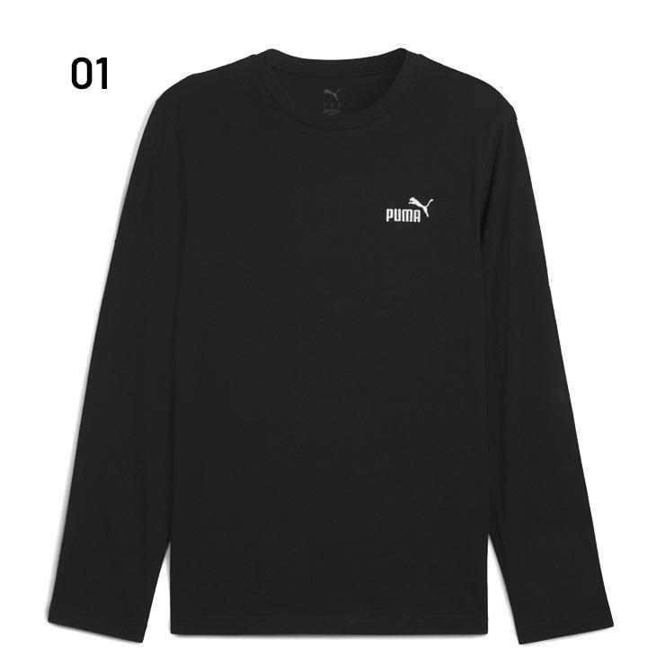 PUMA（プーマ） 長袖シャツ メンズ PUMA ESS No.1ロゴ 長袖 Tシャツ