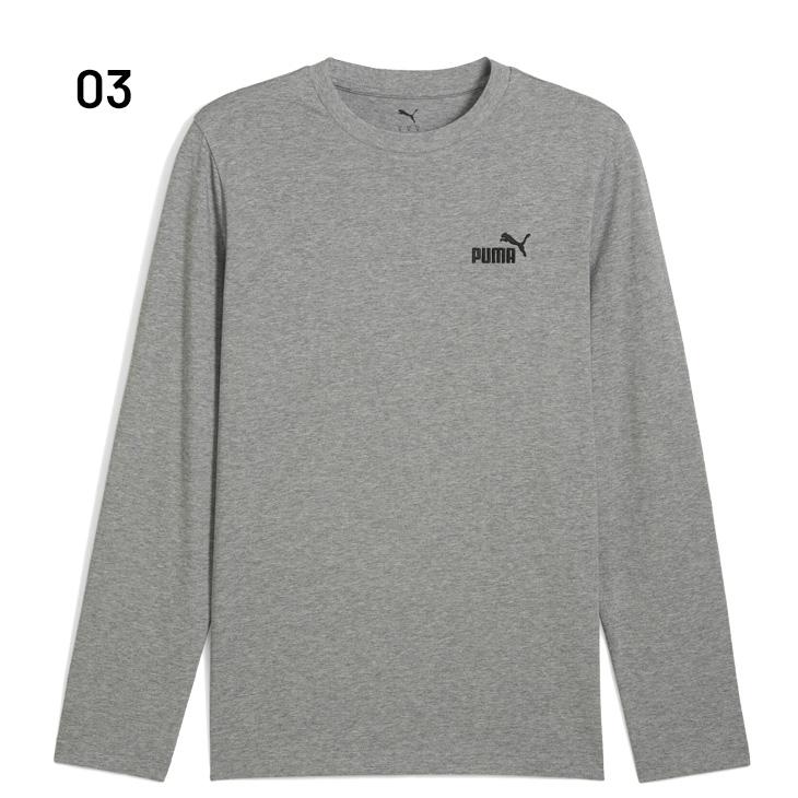 PUMA（プーマ） 長袖シャツ メンズ PUMA ESS No.1ロゴ 長袖 Tシャツ