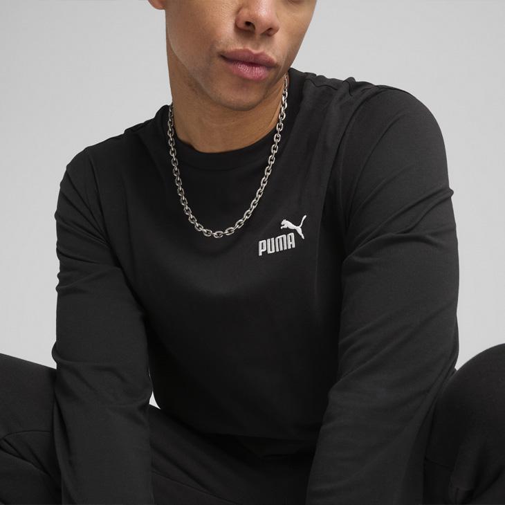 PUMA（プーマ） 長袖シャツ メンズ PUMA ESS No.1ロゴ 長袖 Tシャツ