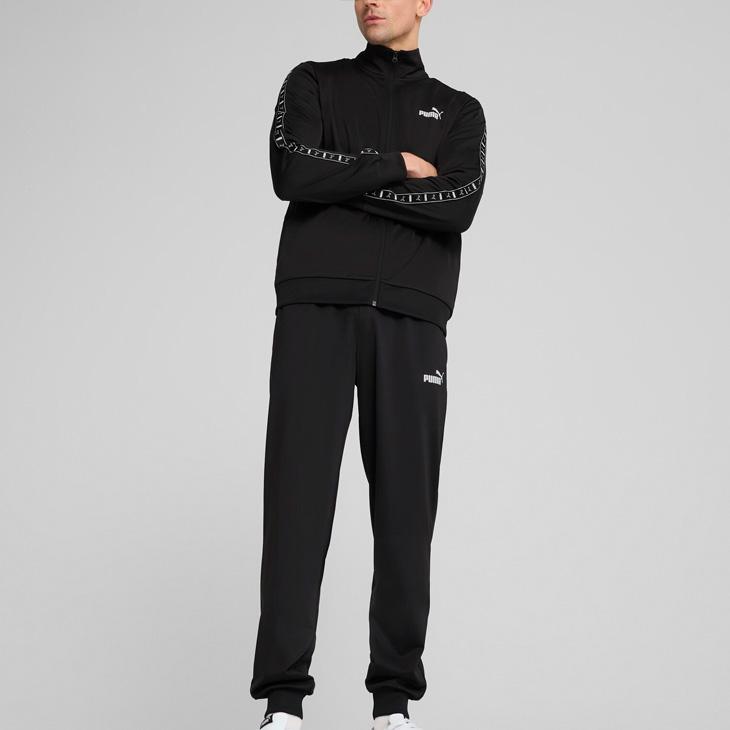 PUMA（プーマ） ジャージ 上下 メンズ ポリ テープスーツ｜長袖ジップ