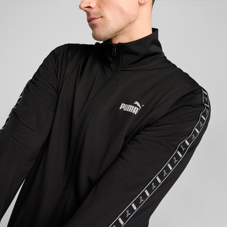 PUMA（プーマ） ジャージ 上下 メンズ ポリ テープスーツ｜長袖ジップ