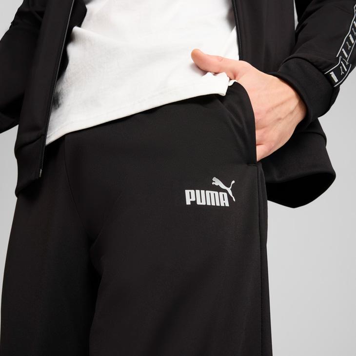 PUMA（プーマ） ジャージ 上下 メンズ ポリ テープスーツ｜長袖ジップ