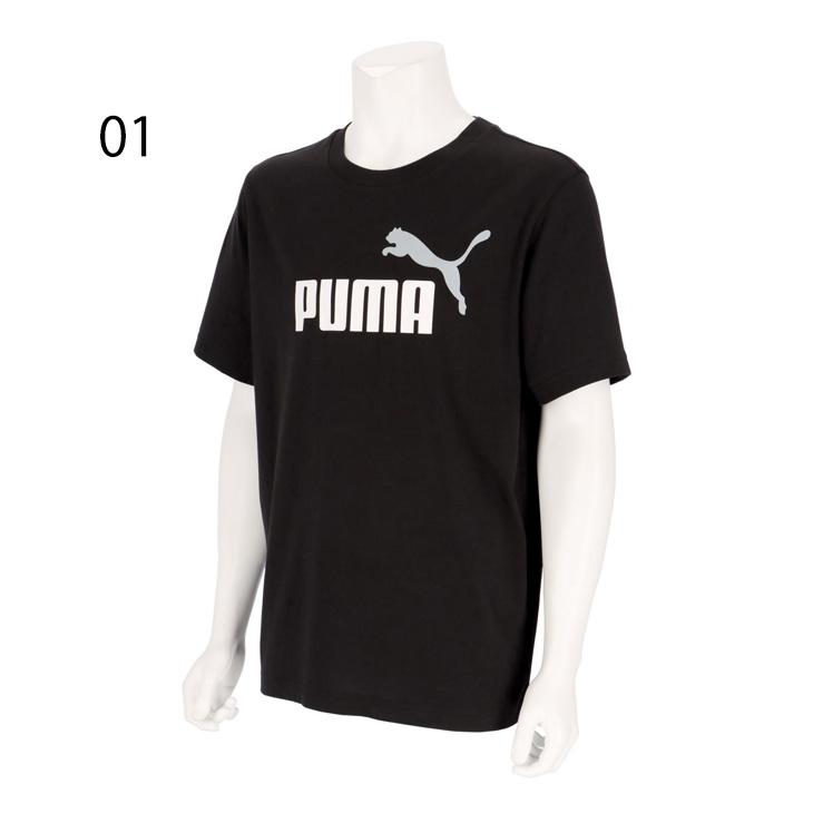 PUMA（プーマ） 半袖 Tシャツ メンズPUMA ESS 2 COLOR NO.1ロゴ 半袖