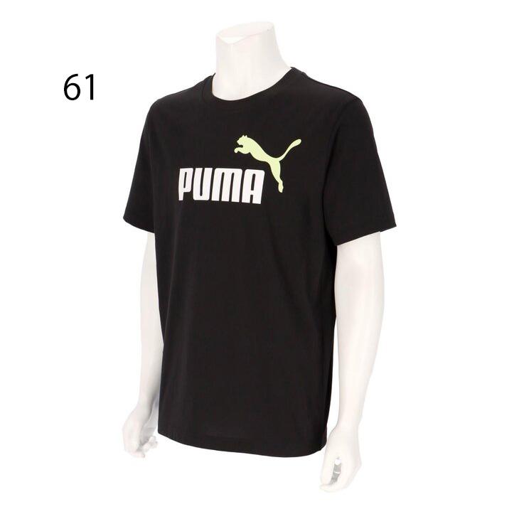 PUMA（プーマ） 半袖 Tシャツ メンズPUMA ESS 2 COLOR NO.1ロゴ 半袖