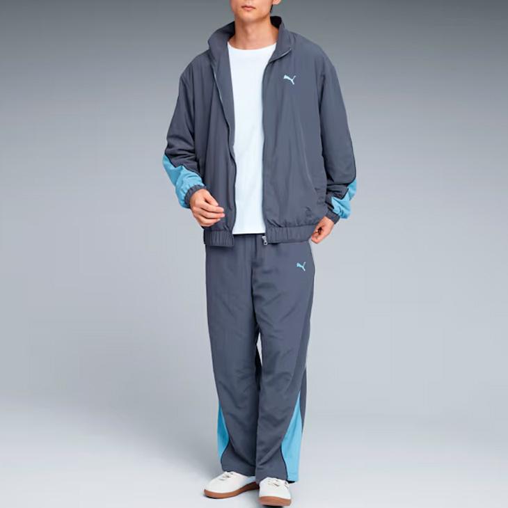 PUMA（プーマ） ウーブン 上下 メンズ PUM CORE HERITAGE ラインド