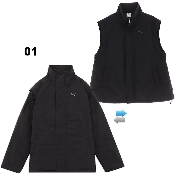 PUMA（プーマ） 中綿ジャケット レディース PUMA 2WAY オータム
