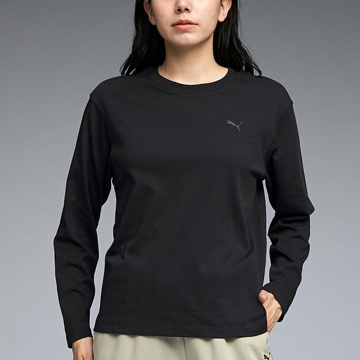 PUMA（プーマ） 長袖 Tシャツ レディース PUMA ESS MX キャットロゴ