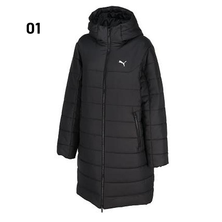 PUMA（プーマ） レディース 中綿コート PUMA ESS フーデッド パデッド