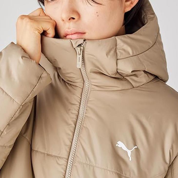 PUMA（プーマ） レディース 中綿コート PUMA ESS フーデッド パデッド