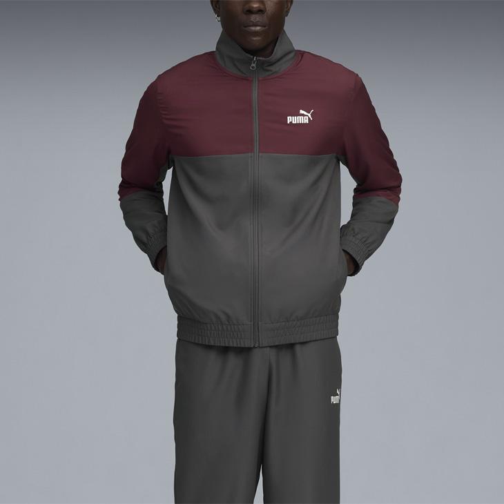 PUMA（プーマ） ウーブン カラーブロック トラックスーツ メンズ 長袖