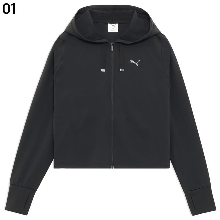 PUMA（プーマ） ジップパーカー 長袖 レディース 接触冷感 PUMA ESS