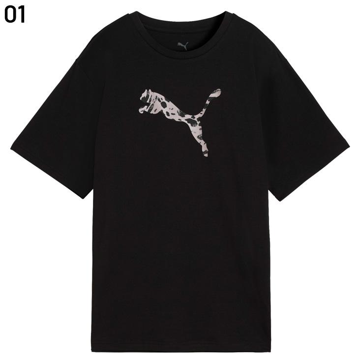 PUMA（プーマ） 半袖 Tシャツ レディース PUMA ESS GRAPHIC アニマル