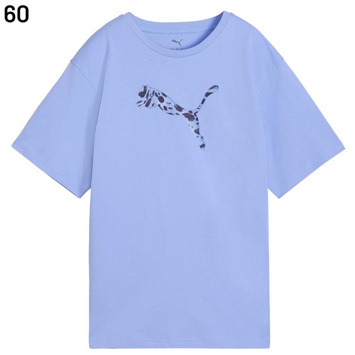 PUMA（プーマ） 半袖 Tシャツ レディース PUMA ESS GRAPHIC アニマル