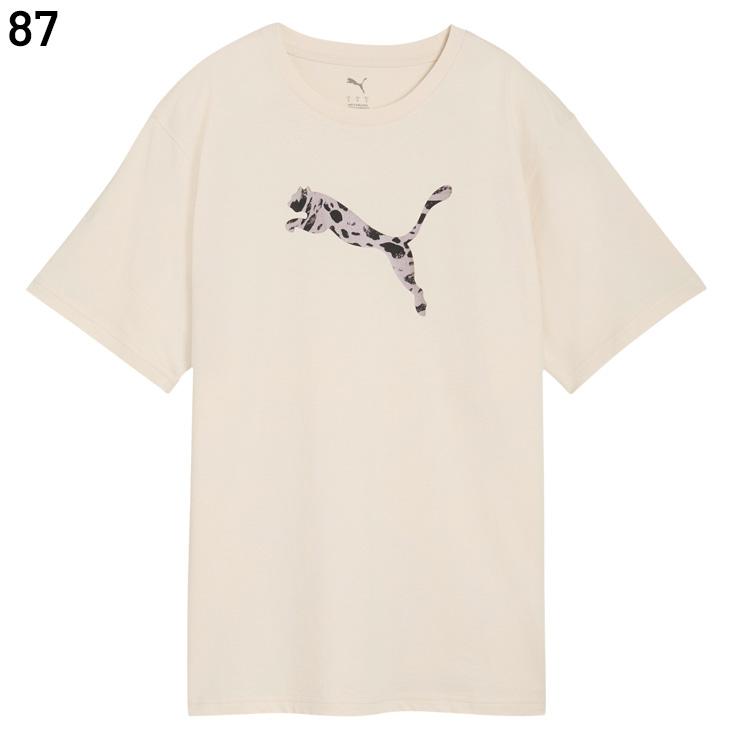 PUMA（プーマ） 半袖 Tシャツ レディース PUMA ESS GRAPHIC アニマル