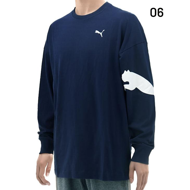 PUMA（プーマ） 長袖 Tシャツ メンズ PUMA L/S コットン オーバー