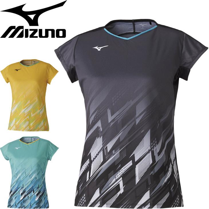 半袖 Tシャツ レディース ミズノ Mizuno クイックドライゲームシャツ バドミントン ソフトテニス スポーツウェア 女性 吸汗速乾 72ma12 取寄 返品不可 Apworld 通販 Paypayモール