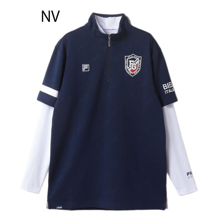 FILA GOLF フィラゴルフ メンズ 半袖シャツ 長袖インナーシャツ セット