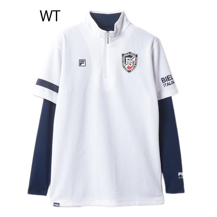 FILA GOLF フィラゴルフ メンズ 半袖シャツ 長袖インナーシャツ セット