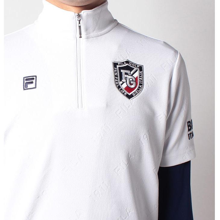 FILA GOLF フィラゴルフ メンズ 半袖シャツ 長袖インナーシャツ セット