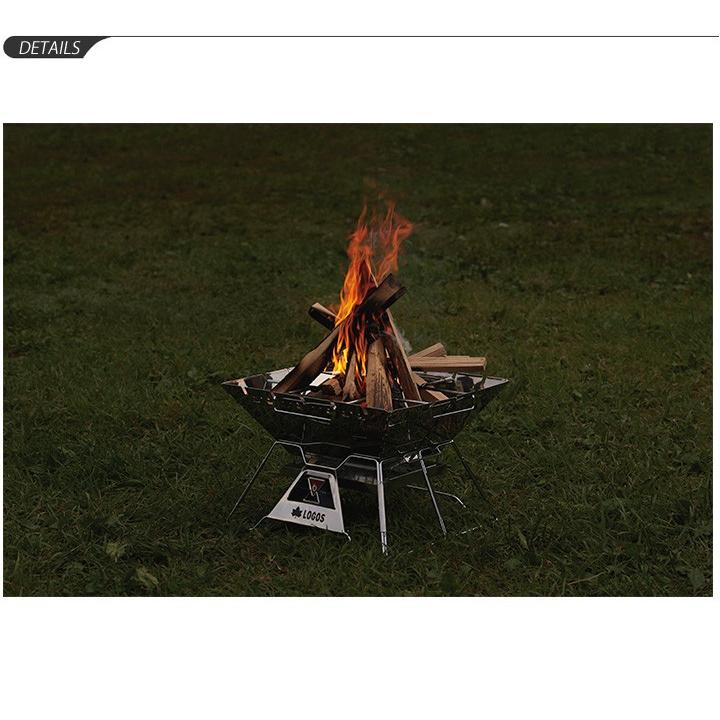 LOGOS たき火台 グリル 炭火焼 コンロ 調理機器 ロゴス 庭キャンプ the