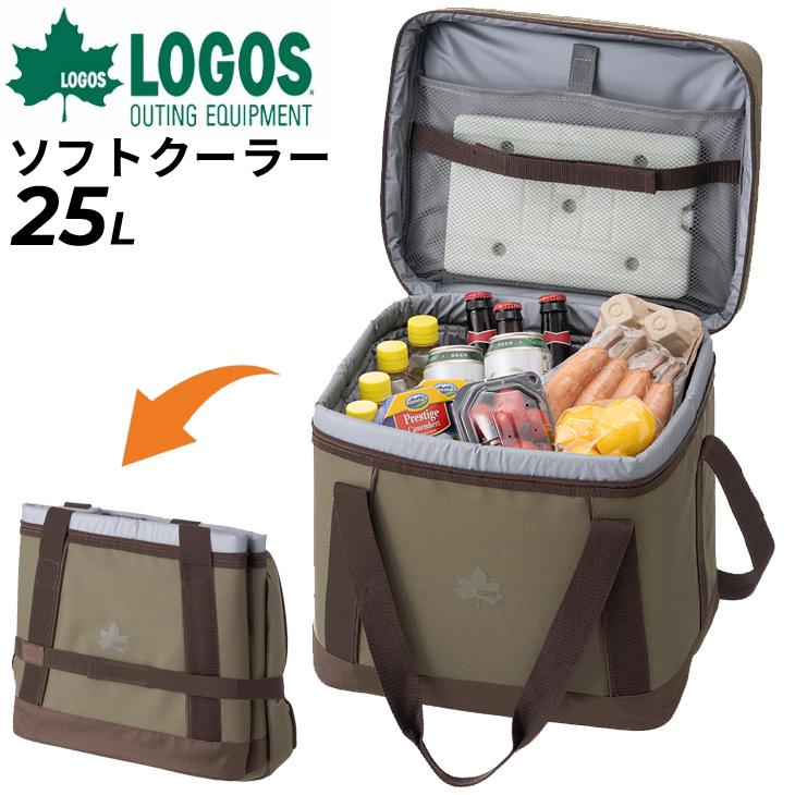 クーラーバッグ ボックス型 約25L 保冷バッグ ロゴス LOGOS 抗菌・ベーシッククーラー L/アウトドア用品 折りたためる キャンプ お弁当 レジャー /81670322｜apworld