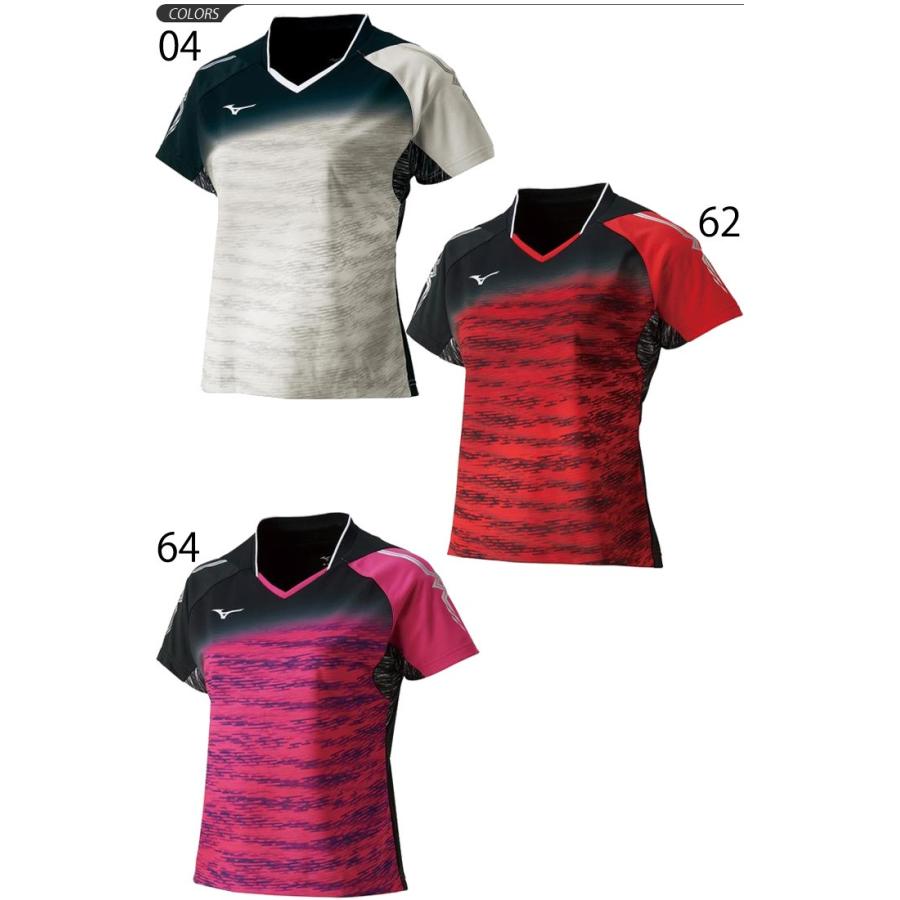 ゲームシャツ 半袖 レディース ミズノ Mizuno 女子日本代表モデル 卓球ウェア 女性用 テーブルテニス 練習着 スポーツウェア ja01 取寄 返品不可 Apworld 通販 Paypayモール