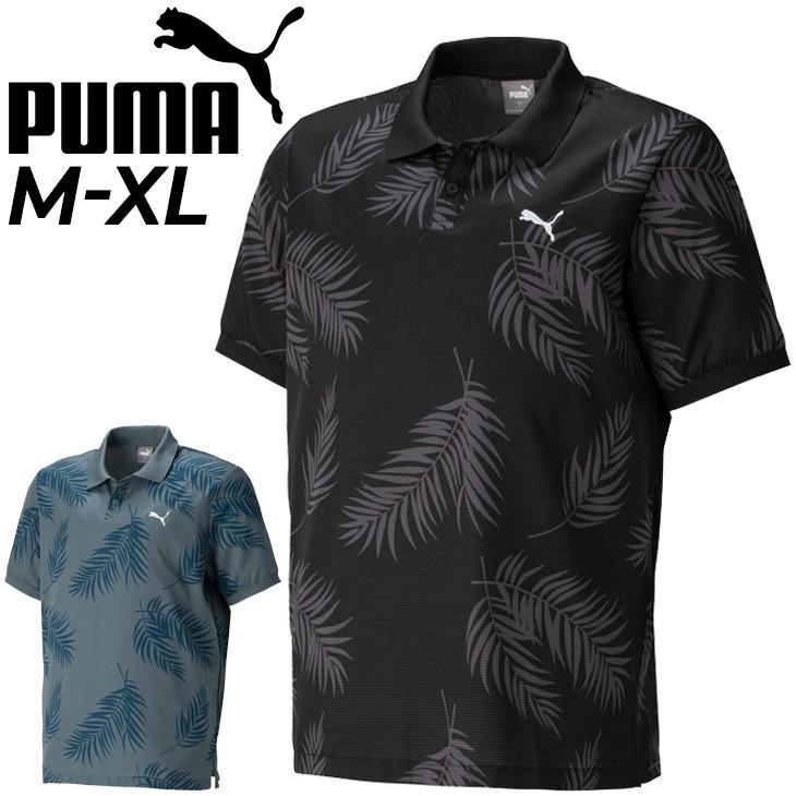 PUMA（プーマ） ポロシャツ 半袖 メンズ PUMA PPC ウーブン AOP