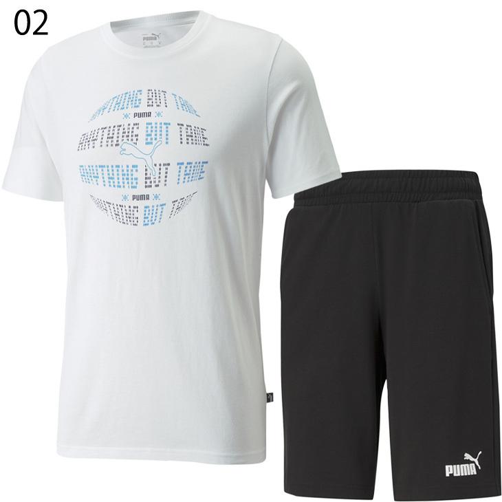 PUMA（プーマ） 半袖Tシャツ ハーフパンツ 上下 セットアップ メンズ