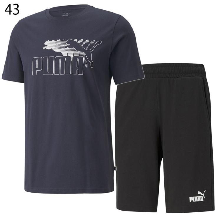 PUMA（プーマ） 半袖Tシャツ ハーフパンツ 上下 セットアップ メンズ