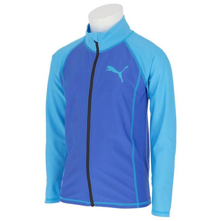 PUMA（プーマ） キッズ ジュニア 長袖 フルジップラッシュガード