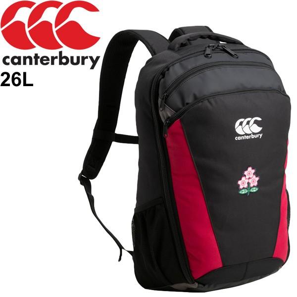 リュックサック バックパック メンズ レディース カンタベリー Canterbury ジャパンデイパック 26l ラグビー 日本代表 桜ロゴ