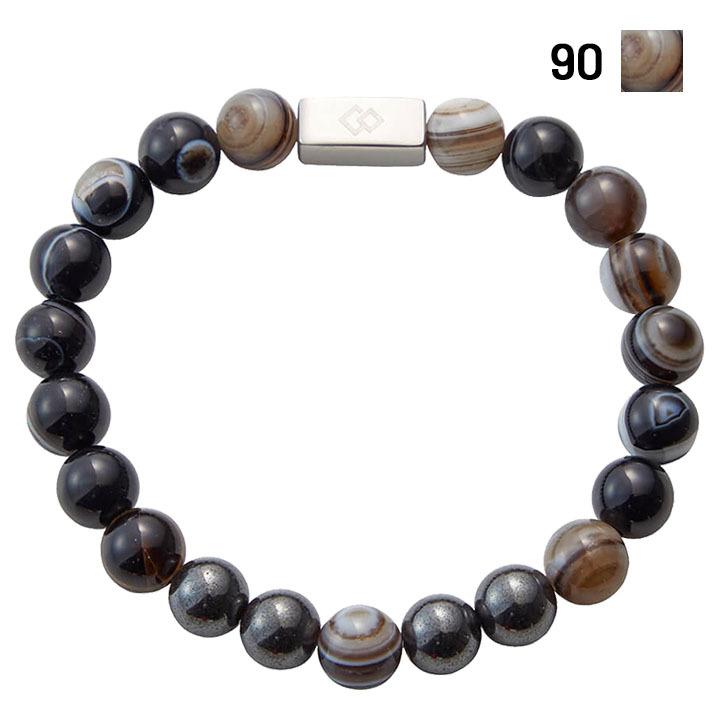 【正規販売店】磁気ブレスレット 天然石 メンズ レディース コラントッテ Colantotte ループ REI レイ/健康アクセサリー 腕の血行改善 /ABAEM【返品不可】 | ColanTotte | 02