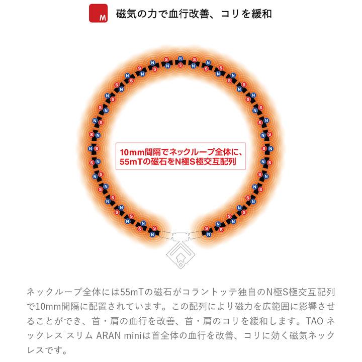 【正規販売店】コラントッテ 磁気ネックレス メンズ レディース/Colantotte TAO ネックレス スリム ARAN mini（アラン ミニ）/スポーツ /ABARO【返品不可】 | ブランド登録なし | 11