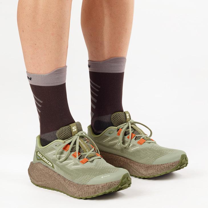 サロモン メンズ ランニングシューズ SALOMON AERO BLAZE 3 GRVL GORE-TEX ローカット 防水シューズ ゴアテックス 厚底 ジョギング 男性用 /ABZ3GR-GX_9