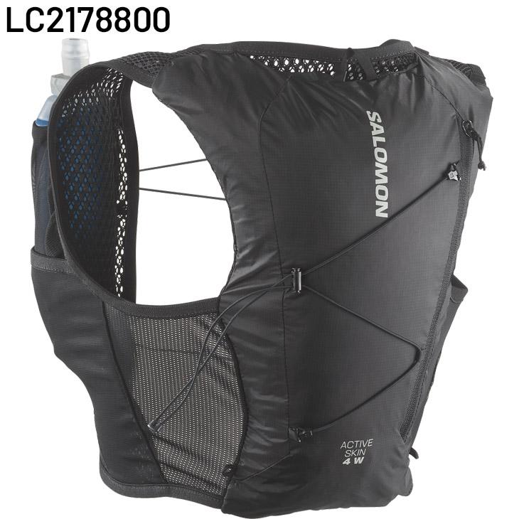 【新品】サロモン ランニングベスト ACTIVE SKIN 4 レディース L SALOMON（サロモン） レディース ランニングベスト 約4L フラスク付き