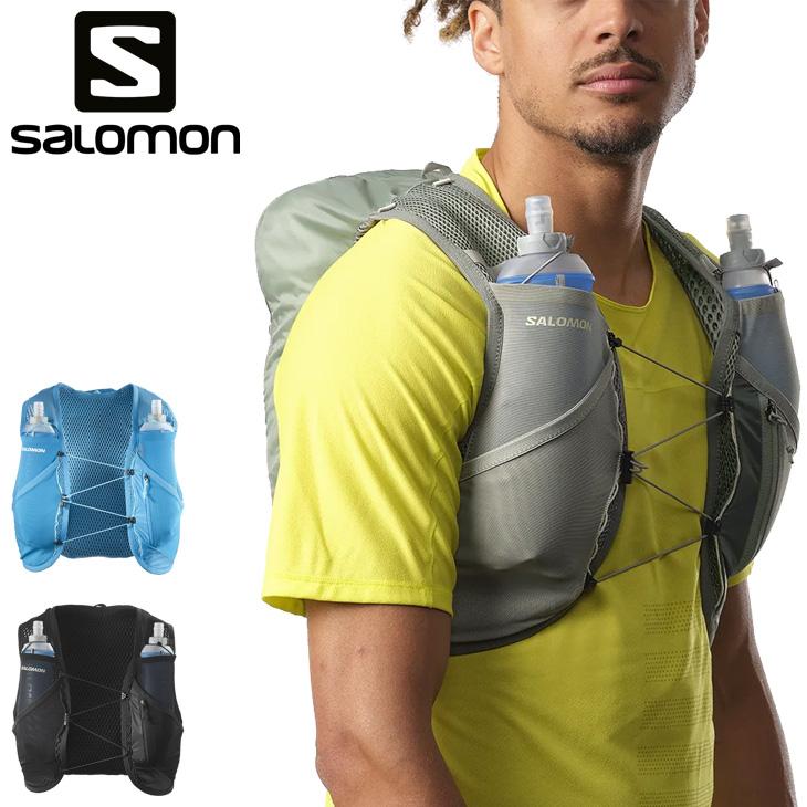 Salomon ランニングベスト S 8L ボトル付き Salomon ランニングベスト S 8L ボトル付き Salomon ランニング