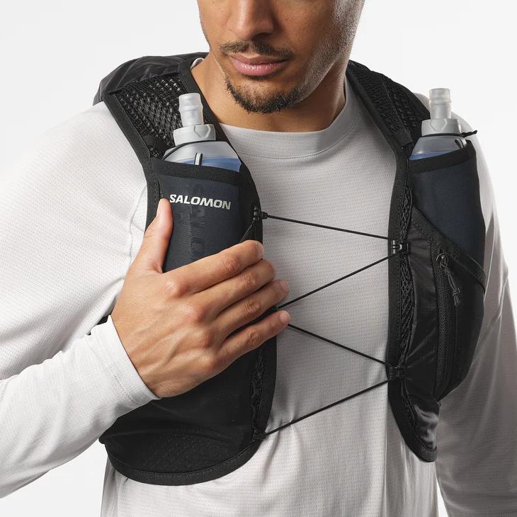 Salomon ACTIVE SKIN 8 ハイドレーションベストS ACTIVE SKIN 8 Unisex Running Vest with flasks included | Salomon