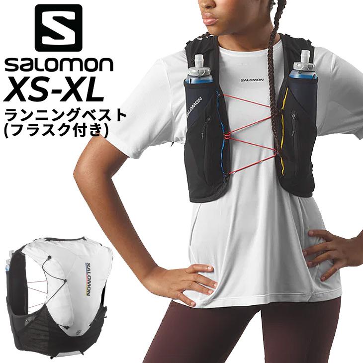 SALOMON サロモン ランニングベスト フラスク付 ADV SKIN 12 SALOMON サロモン ランニングベスト フラスク付 ADV SKIN 12