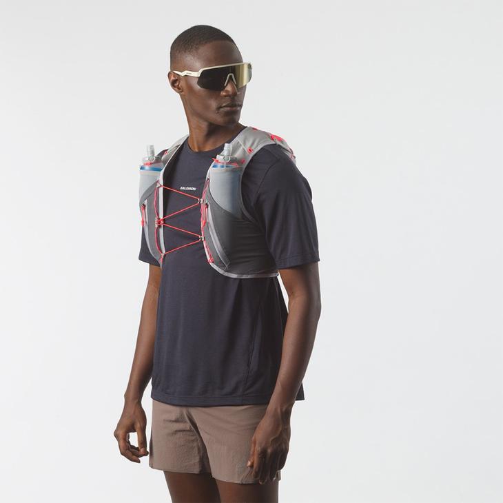 SALOMON サロモン ランニングベスト フラスク付 ADV SKIN 12 SALOMON サロモン ランニングベスト フラスク付 ADV SKIN 12