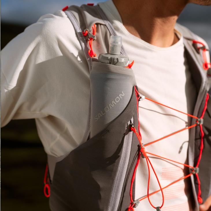 SALOMON ADV SKIN 12ランニングベスト XXS SALOMON（サロモン） ランニングベスト フラスク付 SALOMON ADV SKIN