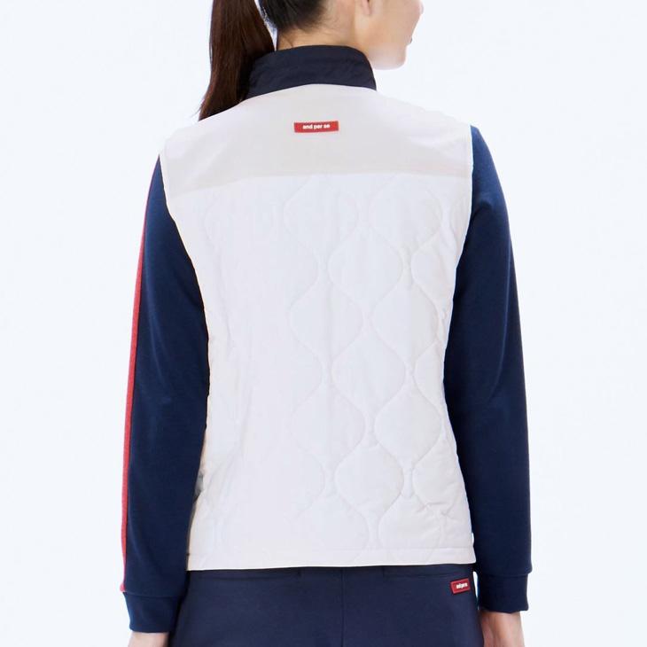 63-17 andperse アンパスィ 中綿ゴルフ　ベスト　サイズLL 63-17 andperse アンパスィ 中綿ゴルフ ベスト サイズLL 63-17