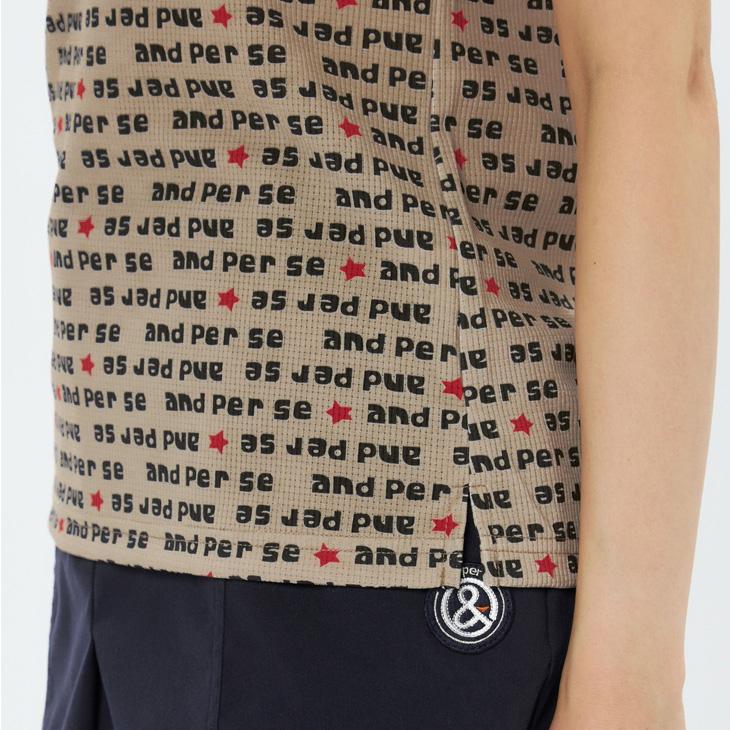 アンパスィ 半袖シャツ 衿つき レディース ゴルフウェア and per se